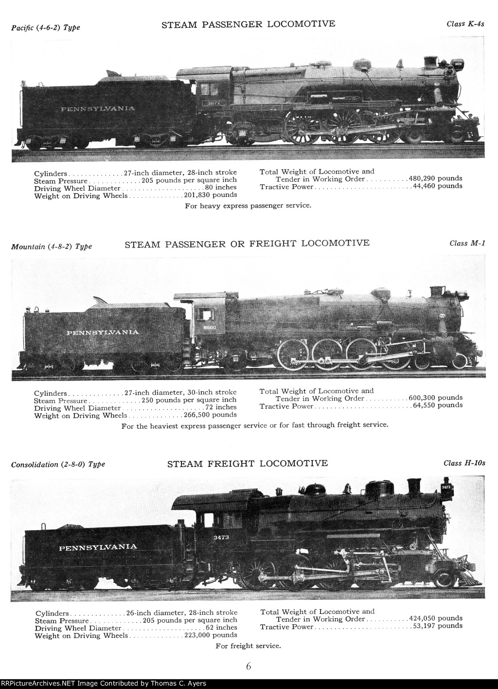 PRR "Modern Cars And Locomotives: 1926," Page 6